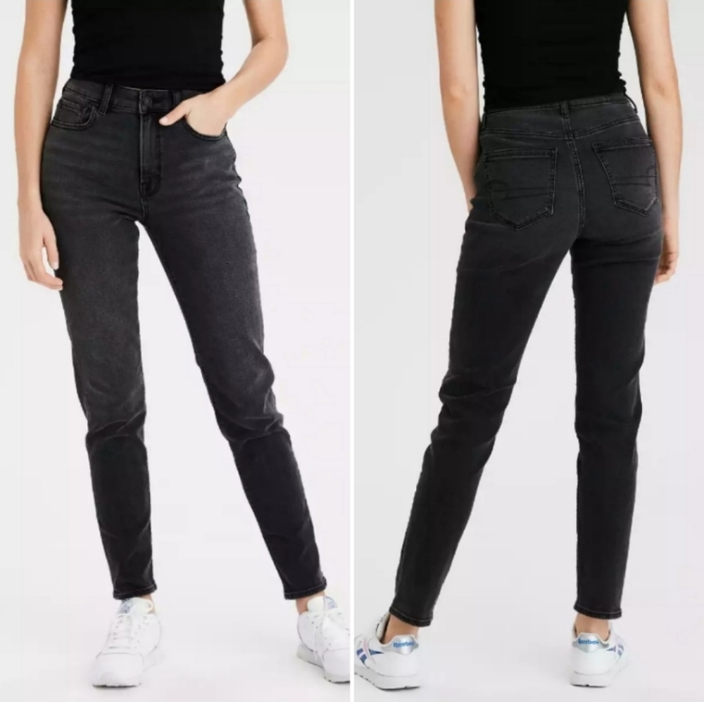 American Eagle Stretch Mom Jeans 4